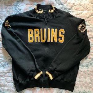 EUC Boston Bruins Zip Up Mens XL